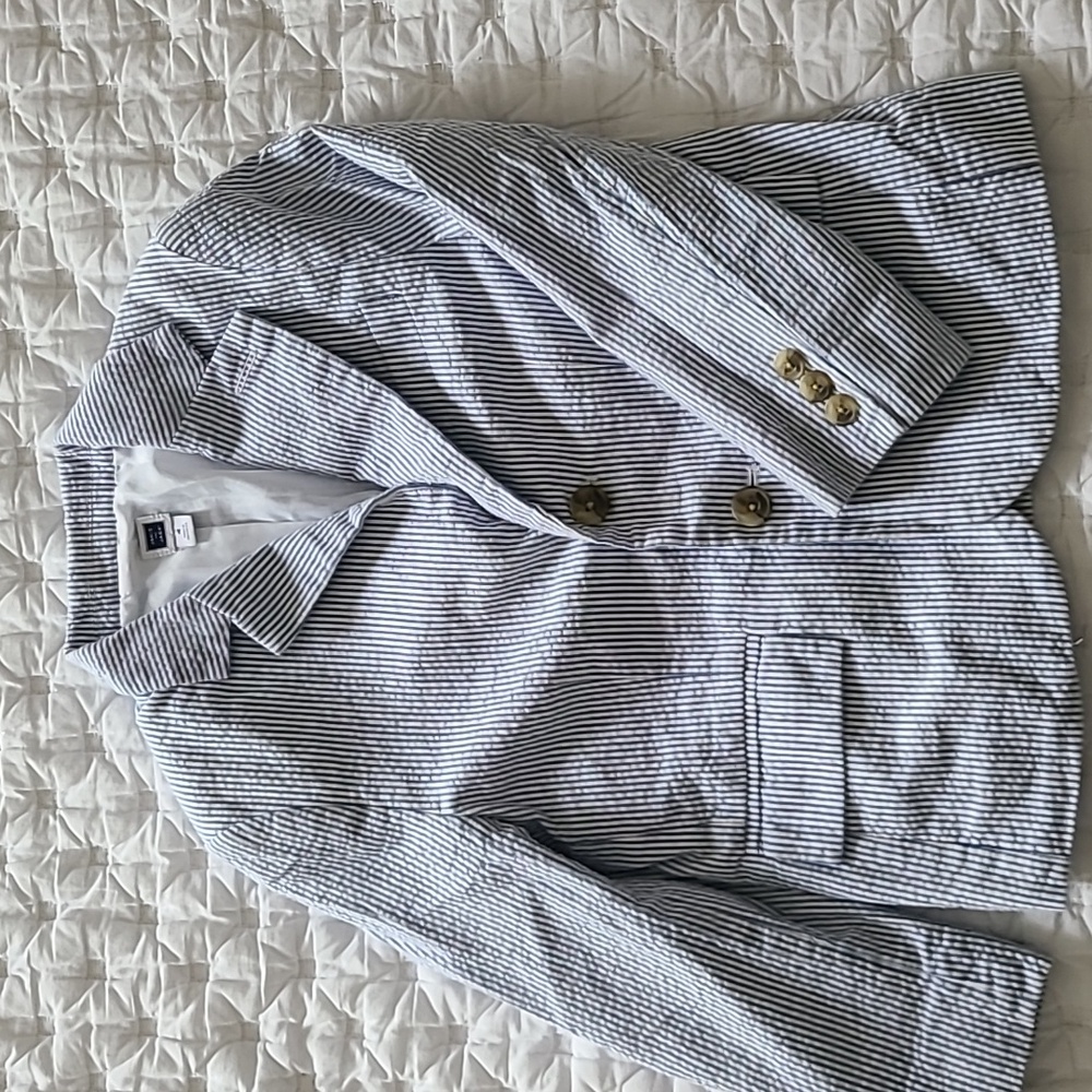Janie and Jack Seersucker jacket size 4t